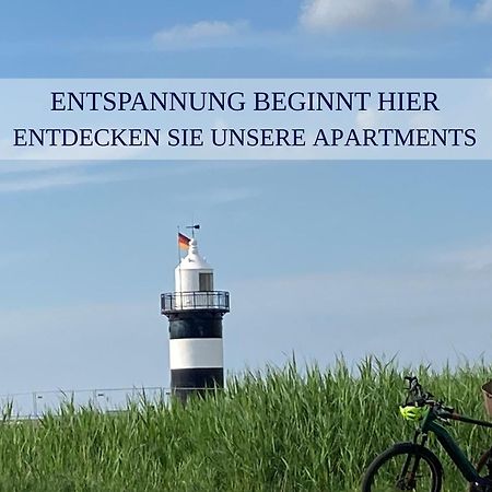 Haus Krabbe: North Sea Apartment with Pet-Friendly Stay Wremen Exterior photo